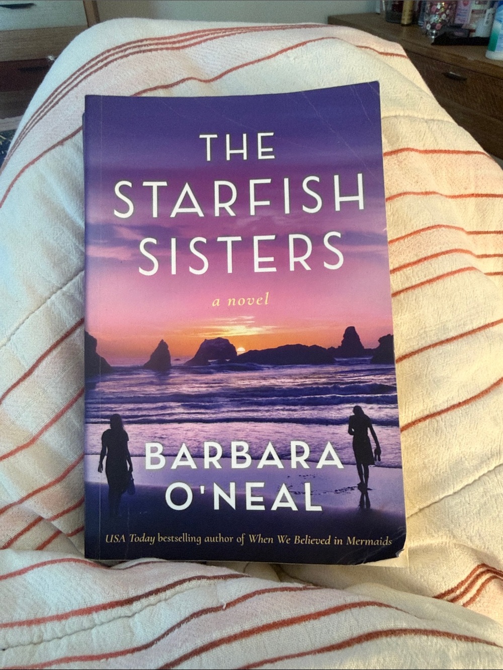 The Starfish Sisters by Barbara O'Neal - Purple Gradient Cover